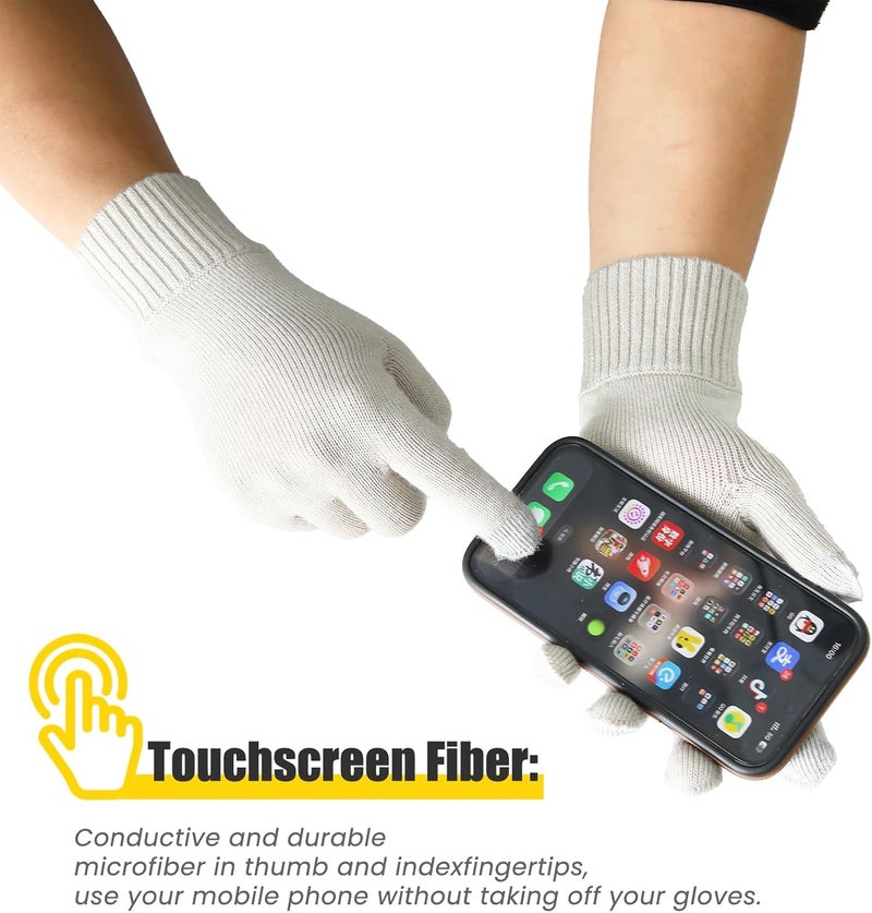 Wander Merino Wool Running Gloves for Winter Lightweight Touchscreen Thermal Knit Glove for Men&Women Upgraded - Image 2